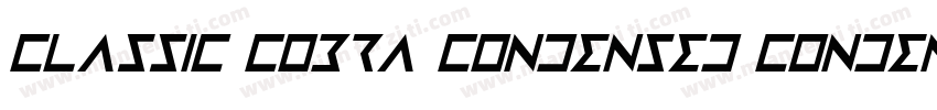 Classic Cobra Condensed Condensed字体转换
